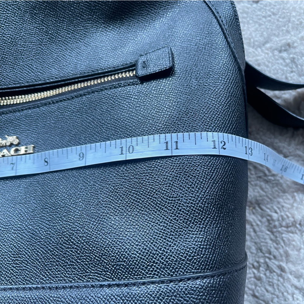 Coach Black Backpack with Gold Accents - Picture 12 of 13